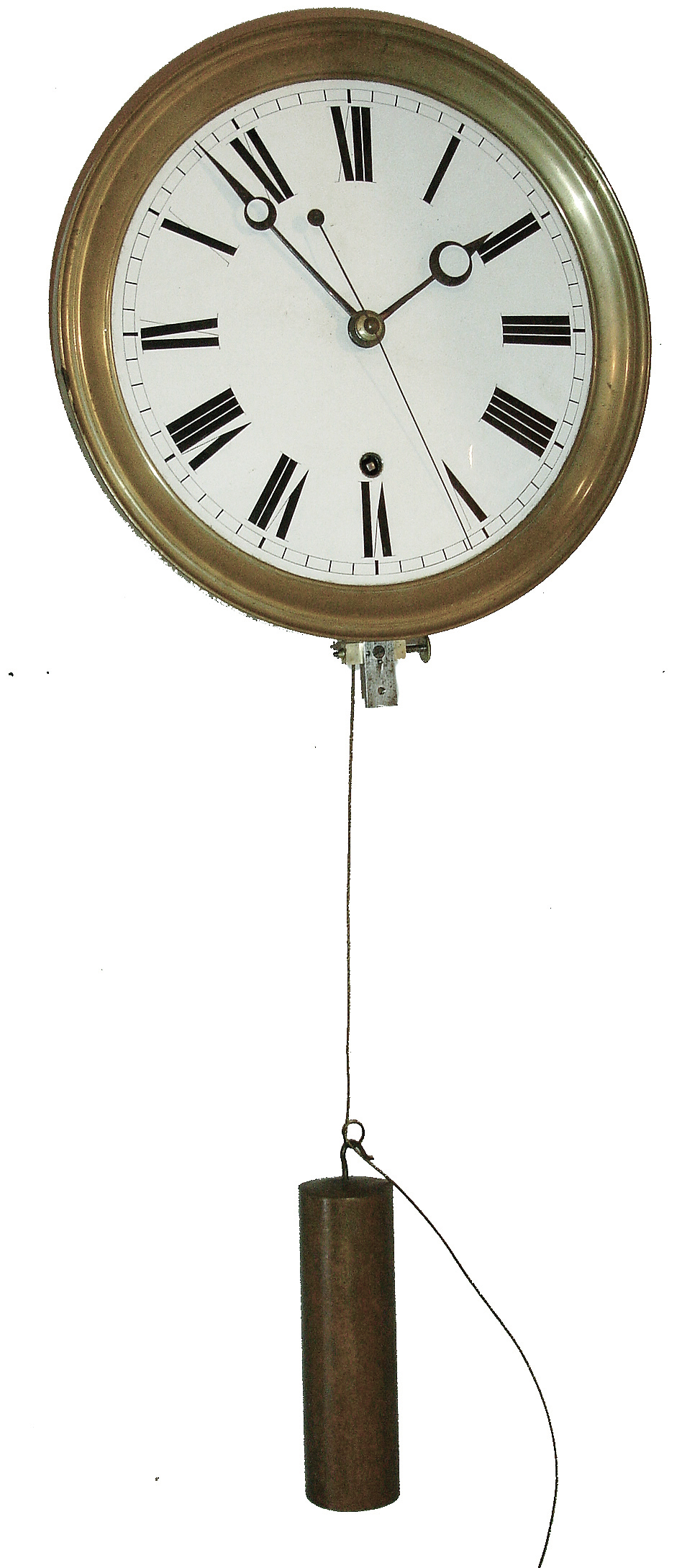France, a well made pinwheel, center seconds movement with 9 inch porcelain dial, c1960 — Antique Clocks Price Guide
