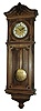 Clocks- 2 (Two) German walnut, 8 days, three weight Vienna regulators; one Gustav Becker; double door style with balustrade top, the other a 2nd Baroque with finely detailed carving; c1890