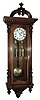 Clocks- 2 (Two) German, 8 days, walnut three weight Vienna regulator wall clocks, c1880