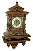Lenzkirch, Germany, oak and cast brass, 8 days, time and quarter striking bracket clock, serial number 226806, c1860, with matching bracket shelf