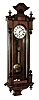 Vienna regulator, eight days, time only, single brass, weight driven movement in a walnut case with ebonized highlights and white enamel dial, serial number 32573, c1875