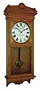 Self-Winding Clock Co., New York, NY, ÓNo.18Ò oak hanging regulator, c1898, plus two larger black painted dials