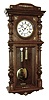 Gustav Becker, Germany, walnut cased ÓVienna RegulatorÒ, in a double door style with embossed brass trim and with rod strike, c1890