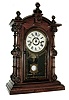 Welch, Spring & Co.,Forestville, Conn., ÓPatti, V.P.Ò (also known as Patti, No. 1) model rosewood shelf clock, from their popular series named for the famous Spanish-born opera singer, Adelina Patti (1843-1919), c1880