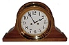 Waterbury Clock Co., Waterbury, Conn., ÒShipÕs Bell No. 6Ó, 8 days, brass marine clock on later wood cradle, c1914.