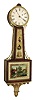 Waltham Clock Co., Waltham, Mass., ÓNo. 31 ColonialÒ, 8 days, weight brass movement Patent or banjo timepiece, c1905