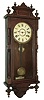 Ansonia Clock Co., New York, NY, ÒQUEEN ELIZABETHÓ, oak cased, time and strike, wall clock, c1890