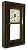 Williams, Orton PrestonÕs & Co., Farmington, Conn., 8 days, weight driven, time & strike movement in a mahogany veneered OG case. ca 1843.