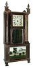 Unknown, (Possibly an E. & G.W. Bartholomew), Bristol, Conn., 30 hours, time and strike, weight wood movement hollow column shelf clock, c1835