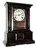 Clocks- 3 (Three) Connecticut shelf clocks: (1) Atkins Clock Co., Bristol, Conn., ÓLondonÒ, 8 days, time and strike, spring brass movement shelf clock, c1865; (2) Seth Thomas, Plymouth Hollow, Conn., 8 days, time and strike, spring brass movement small four column shelf clock. Sometimes referred to as a New York style case, c1850; (3) Waterbury Clock Co., Waterbury, Conn., ÓOxfordÒ, 8 days, time and strike, mirror side walnut mantel clock, c1881