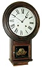 Welch, Spring & Co., Forestville, Conn., ÓRound Top DropÒ, 8 days, spring driven, time and strike, brass movement in a rosewood veneered case. c1869.