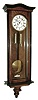 German walnut and ebonized, 8 days, time and strike, two-weight Vienna regulator, c1900