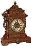 Ansonia Clock Co., Ansonia, Conn., ÓCabinet EÒ, 8 days, time and strike, spring brass movement mantel clock, c1894