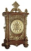 Ansonia Clock Co., Ansonia, Conn., ÒCabinet BÓ 8 days, time and strike, spring brass movement mantel clock, c1894