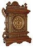 Ansonia Clock Co., Ansonia, Conn., ÒCabinet FÓ, 8 days, time and strike, spring brass movement mantel clock, c1894