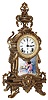 Ansonia Clock Co., Ansonia, Conn., ÓRoyalÒ 8 days, time and strike, spring brass movement bronze metal case, c1901