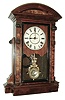 Seth Thomas Clock Co., Thomaston, Conn., ÓSt. PaulÒ model city series mantel clock with spring driven, 8 days, time and strike, movement in a walnut case, c1880.