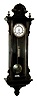 Vienna, Austria, small single weight regulator, late Biedermeier period, grid pendulum, eight day duration, c1855