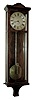 Vienna, Austria, 30 Day, single weight regulator, Biedermeier period, in a slender mahogany veneer case with satinwood accents or banding along the edges, and with polished steel pendulum rod, and sharp edged brass pendulum, with brass rear, and the two piece silvered brass dial surrounded with engine turned brass bezels (inner and outer), c1835