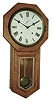 Seth Thomas Clock Co., Thomaston, Conn., ÒWorldÓ wall clock with a spring driven, 8 days, time and strike, movement in an oak case, c1910.