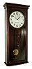 Seth Thomas Clock Co., Thomaston, Conn., ÓRegulator No. 4Ò weight driven, 8 days, timepiece in mahogany case, c1921.