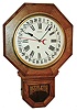 Clocks- 2 (Two) wall clocks: (1) E. Ingraham, Bristol, Conn., 8 days, oak time and calendar short-drop octagon, c1910; (2) German 2-weight, 8 days, carved wood cuckoo clock, Regular 34 movement for E. Schmeckenbecher, dated 1972