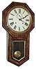 Welch, Spring & Co., Forestville, Conn., ÒVerdiÓ, 8 days, time and strike, spring brass movement wall clock, c1878