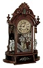 William L. Gilbert Clock Co., Winsted, Conn., ÒOccidentalÓ, 8 days, time and strike, spring brass movement shelf clock, c1881
