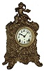 Ansonia Clock Co., New York, NY, ÓCrestÒ cast metal bronzed, 8 days, time and strike, mantel clock, c1904