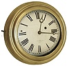 E. & A. Ingraham, Bristol, Conn., 8 days, spring brass movement gallery timepiece, c1855