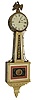 James G. Conlon, Boston, Mass., 8 days, weight brass movement Patent or Banjo timepiece, c1950