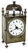 French capucine brass, 8 days, time, alarm and repeating strike carriage clock, cylinder escapement, c1810