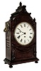 English, 8 days, fusee spring brass movement bracket clock with drop off strike, c1890