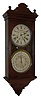 Jerome & Co. (New Haven Clock Co.), New Haven, Conn., ÓRegisterÒ wall hanging clock with spring driven, 8 days, time and strike, movement with perpetual calendar in a walnut case, c1880.