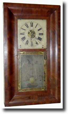 C.1845, Chauncey Jerome, Bristol, Conn. 8-day Ogee shelf — Antique Clocks Price Guide