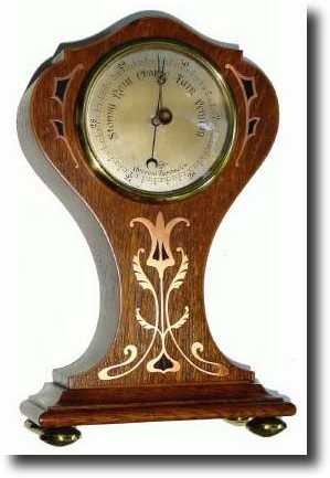 C.1930, Barometer mantel or desk piece. — Antique Clocks Price Guide