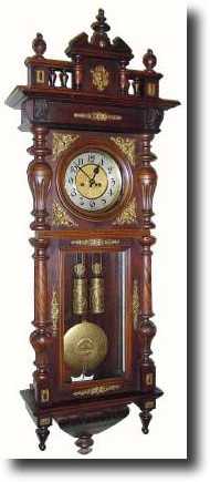 C.1890, German, Gustav Becker, 2-Weight regulator in a — Antique Clocks Price Guide