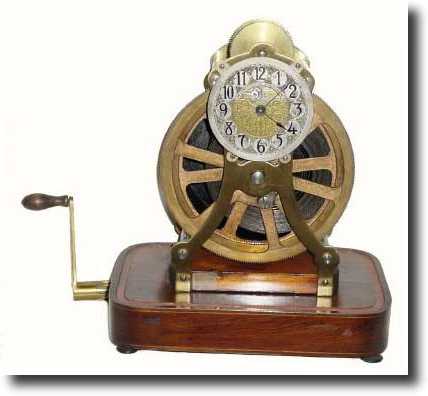 C.1903, Year Clock Co., New York, Year running clock in skeletonized form with dome. — Antique Clocks Price Guide
