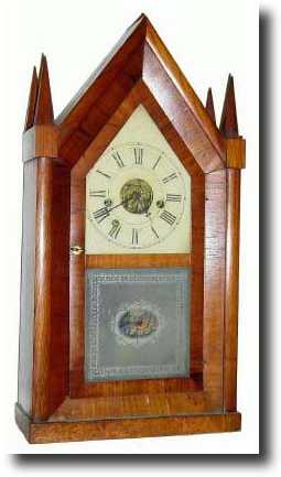 C.1848, Sperry and Shaw, New York, 30-hour fusee steeple. — Antique Clocks Price Guide