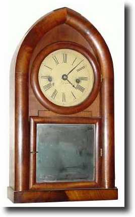C.1845, Chauncey Jerome, New Haven, Conn, 8-day fusee — Antique Clocks Price Guide