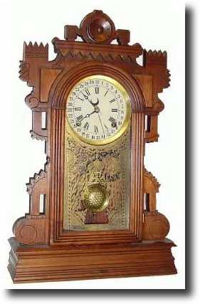 C.1885, Terry Clock Co., Pittsfield, Mass, HIGHLAND model 8-day — Antique Clocks Price Guide