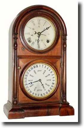 C.1875, Welch, Spring and Co., Italian No. 3 (short) shelf — Antique Clocks Price Guide