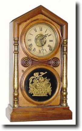 C.1880, E. Ingraham and Co, 8-Day Doric in very — Antique Clocks Price Guide
