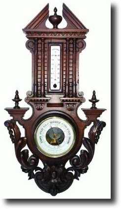 C.1900, French, Aneroid Wall Barometer, in excellent original condition. — Antique Clocks Price Guide