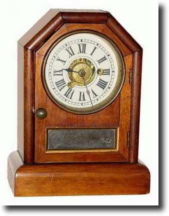 C.1870, Seth Thomas Octagon Top mini cottage in restored — Antique Clocks Price Guide