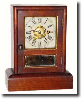 C.1875, Seth Thomas. 30-hour COTTAGE, miniature time and — Antique Clocks Price Guide