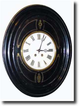 C.1890, French, Picture Frame clock in generally good condition. — Antique Clocks Price Guide
