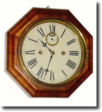 C.1891, Waterbury Clock Co., 8 inches Octagon Lever 30-hour — Antique Clocks Price Guide
