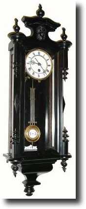 C.1890, German, Time Only "R-A", spring driven wall regulator in excellent restored condition. — Antique Clocks Price Guide