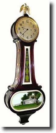 C.1925, New Haven Clock Co., WILSON, full size 30 Day banjo — Antique Clocks Price Guide